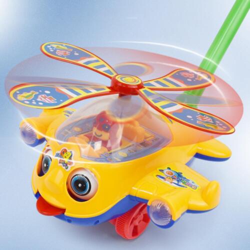 Toddler Toy Plane Car Baby Walker Toy Hand Push Walking Toy For Kids Children Boys Girls Outdoor 8