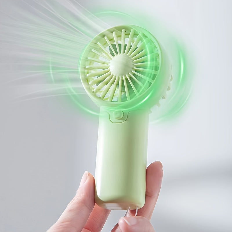 Portable Handheld Fan, Lightweight, Cute Mini Fan, Small Electric, Low Noise, Student Gift