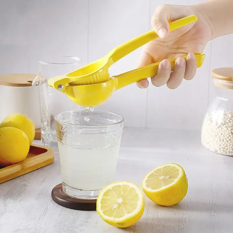 Aluminum Alloy Home Manual Lemon Squeezer, Hand Pressed Orange Fruit Juicer, Portable Kitchen Tools Mini Blender