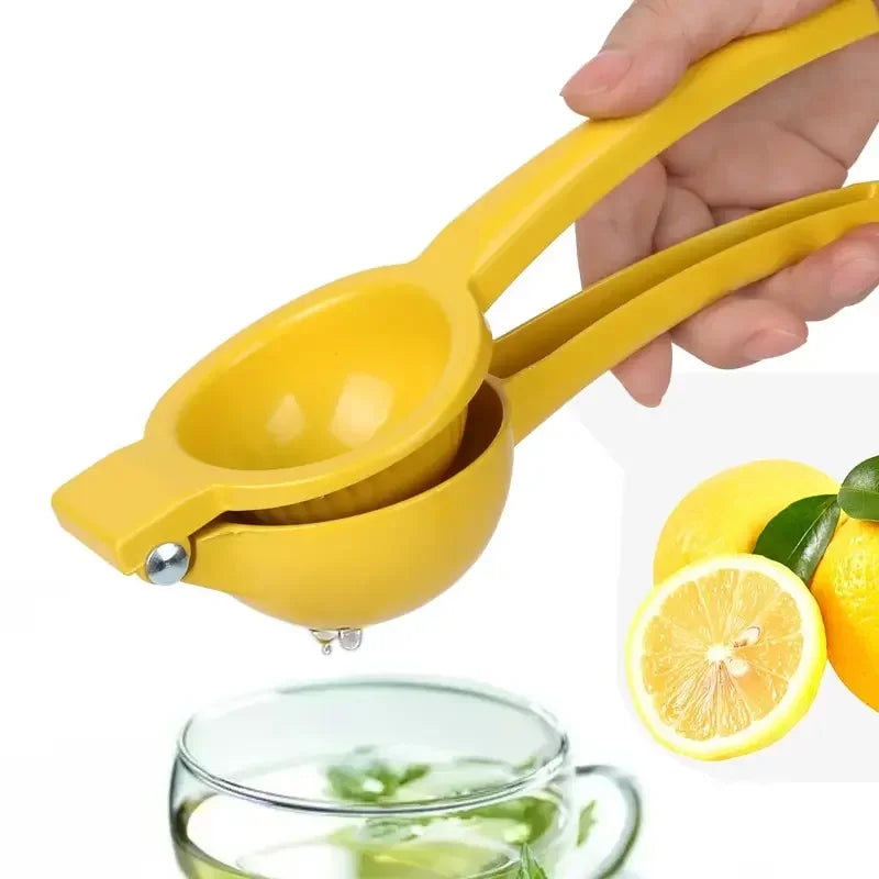 Aluminum Alloy Home Manual Lemon Squeezer, Hand Pressed Orange Fruit Juicer, Portable Kitchen Tools Mini Blender