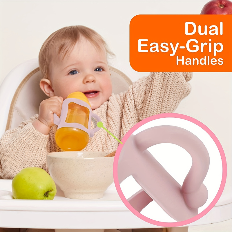 Easy Grip Silicone Bottle Handle For Narrow Baby Bottles BPAfree Soft Silicone 1