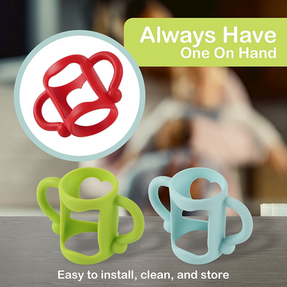 Easy Grip Silicone Bottle Handle For Narrow Baby Bottles BPAfree Soft Silicone 3
