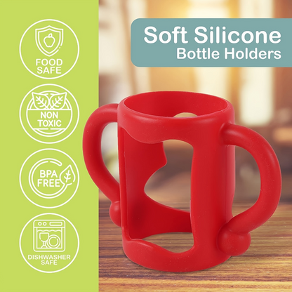 Easy Grip Silicone Bottle Handle For Narrow Baby Bottles BPAfree Soft Silicone 4