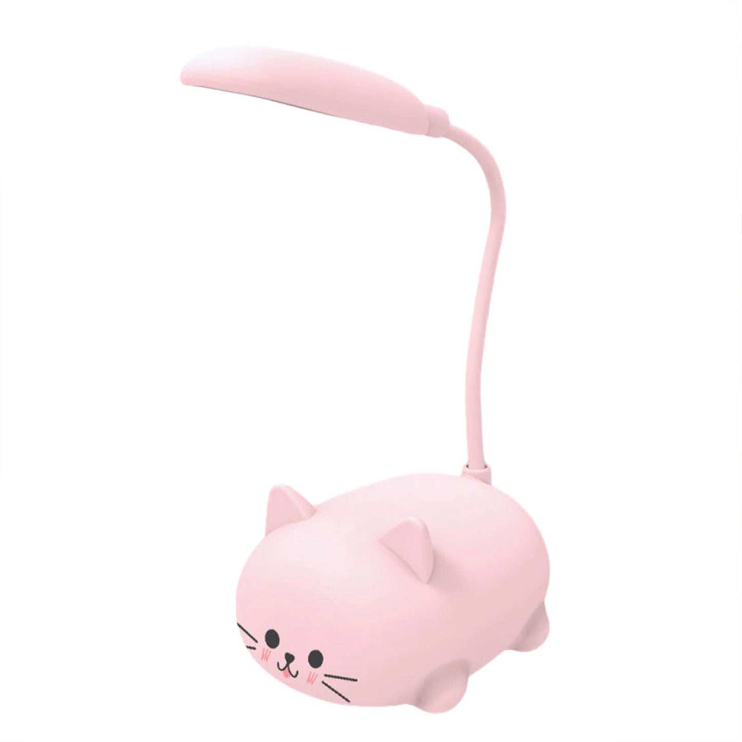 USB Charging Cute Pet Pig Night Light Folding LED Table Lamp Bedside Decor For Learning And Reading 6