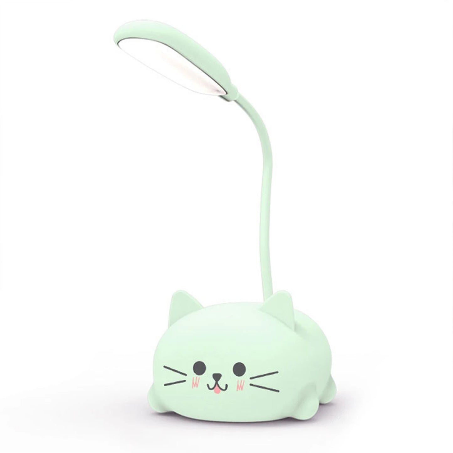 USB Charging Cute Pet Pig Night Light Folding LED Table Lamp Bedside Decor For Learning And Reading 7