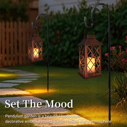 Hanging Atmosphere Solar Lights, Waterproof Solar Lantern for Lawn Landscape, Garden Yard Floor Decor