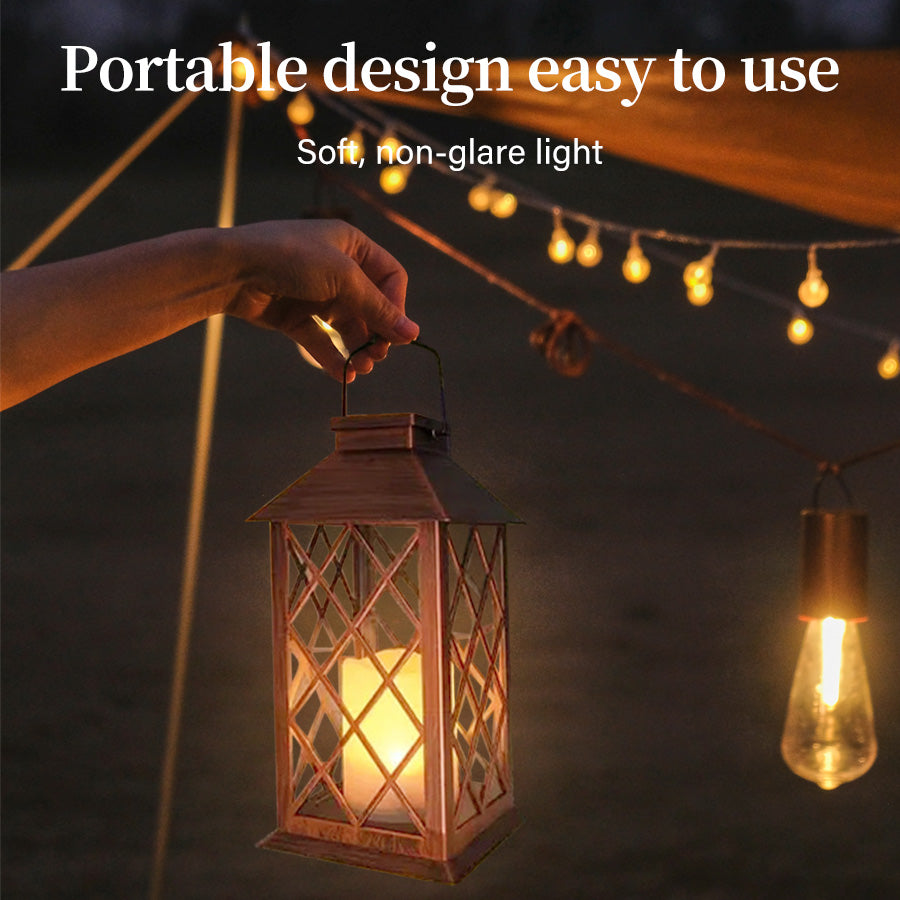 Hanging Atmosphere Solar Lights, Waterproof Solar Lantern for Lawn Landscape, Garden Yard Floor Decor