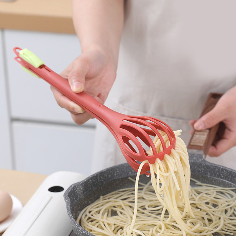 Manual Stirrer Kitchen Tool Multifunctional Egg Beater Whisk Milk Pasta Tongs Food Clips Bake Mixer 1