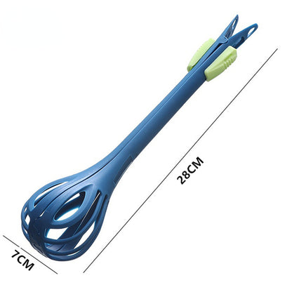 Manual Stirrer Kitchen Tool Multifunctional Egg Beater Whisk Milk Pasta Tongs Food Clips Bake Mixer 3