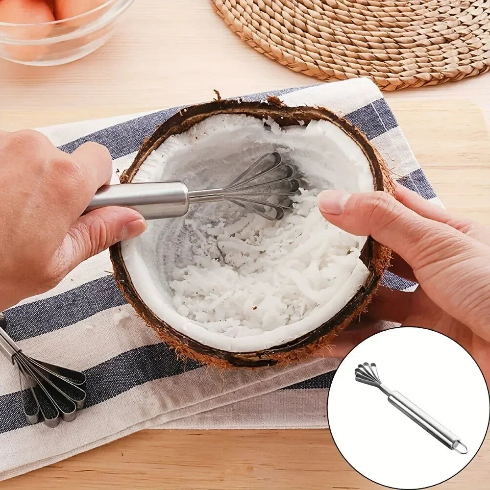 Fruit Spoon Planer, Melon and Coconut Seed Remover, Stainless Steel Scraper