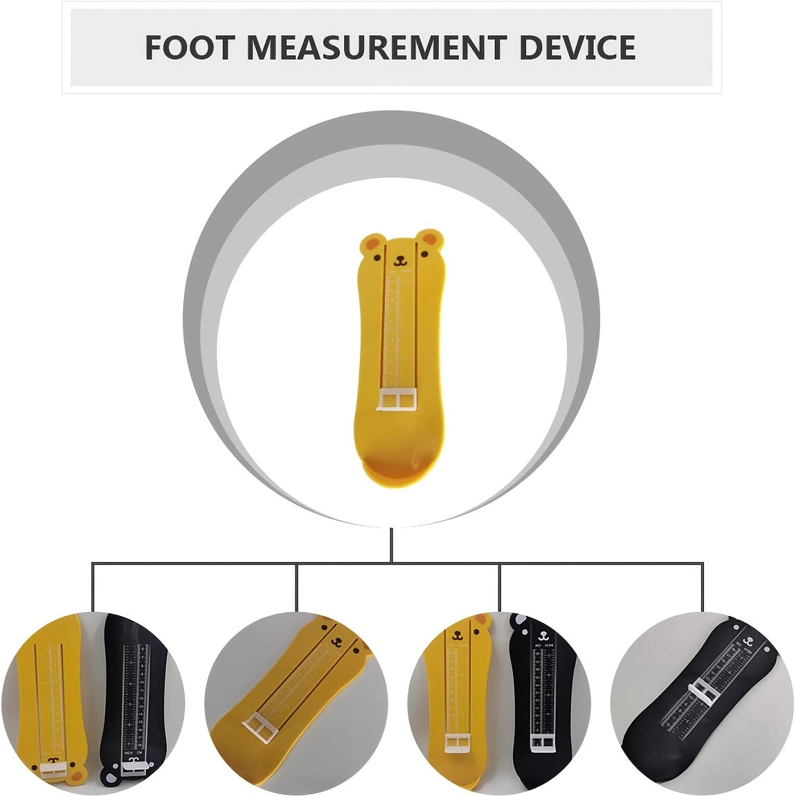 Toddler Shoes Size Measuring Ruler Foot Measurement Device For Kids Foot Length Measure Gauge For I 3