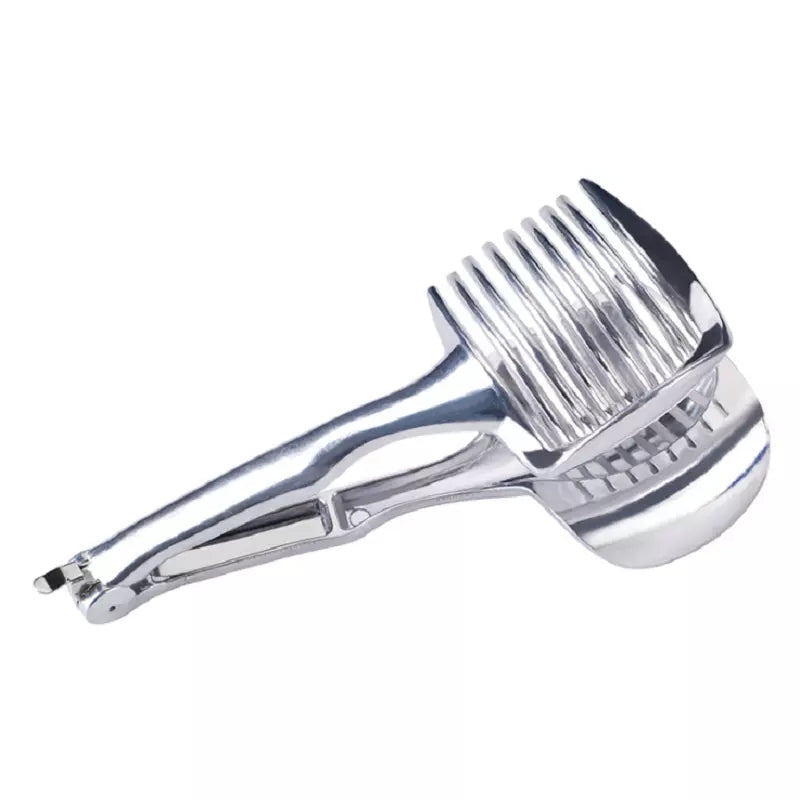Stainless Steel Onion Holder Potato Tomato Slicer Kitchen Gadgets Vegetable Fruit Cutter Accessorie 1