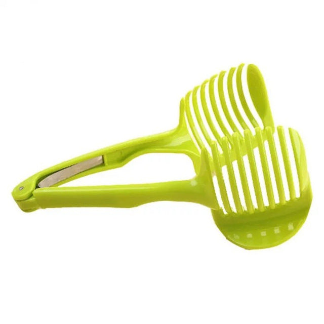 Stainless Steel Onion Holder Potato Tomato Slicer Kitchen Gadgets Vegetable Fruit Cutter Accessorie 2