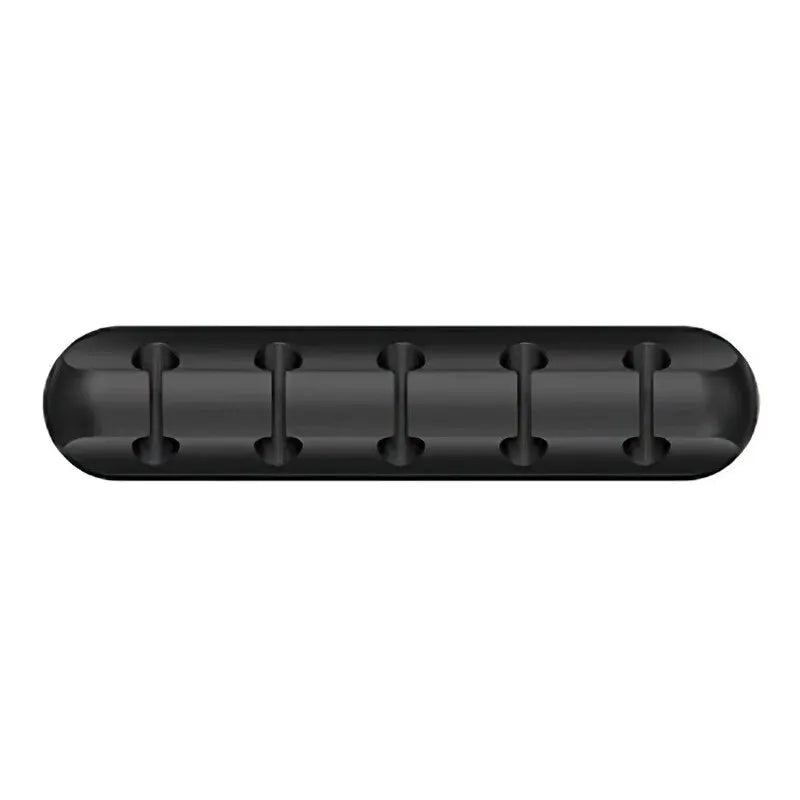 SelfAdhesive Cord Manager For Power Cords Mouse Headset And Data Cables Silicone Desktop Cable Orga 6