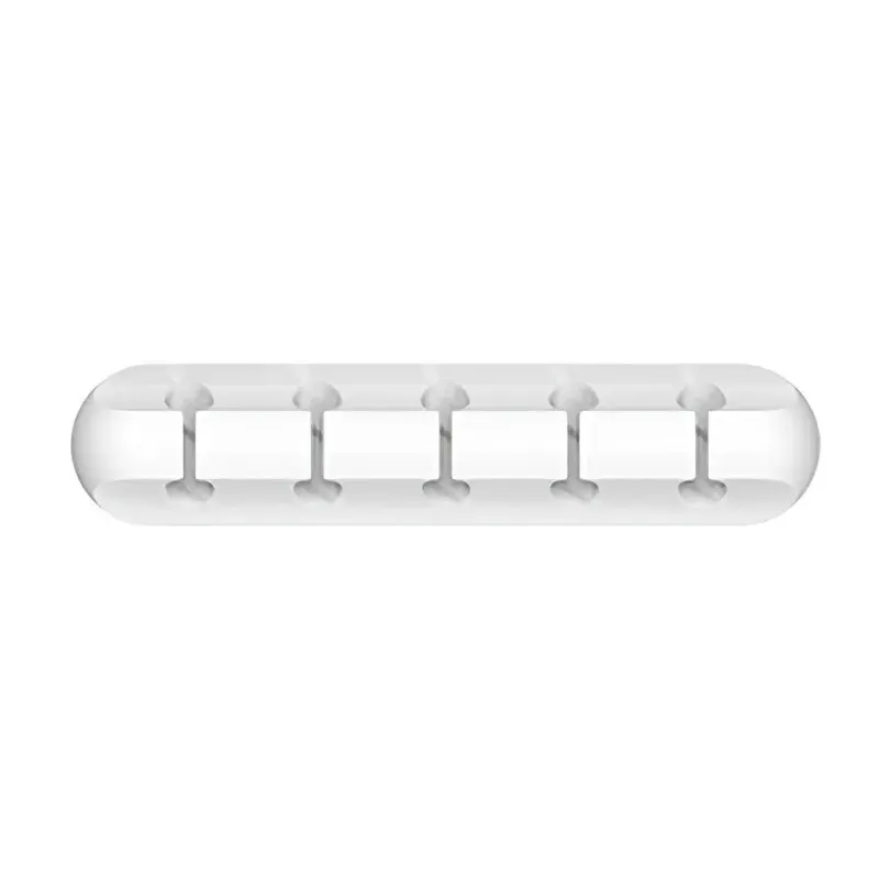 SelfAdhesive Cord Manager For Power Cords Mouse Headset And Data Cables Silicone Desktop Cable Orga 7