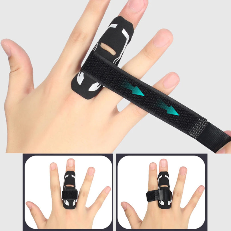 Sports Finger Splint Support, Adjustable Mallet Finger Wraps for Tennis, Baseball, Volleyball, Trigger Finger