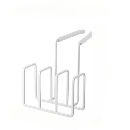 Household Kitchen Faucet Drain Rack Steel Wire Ball Sponge Storage Rack, Cleaning Brush Storage Sink Hanging Basket Rack