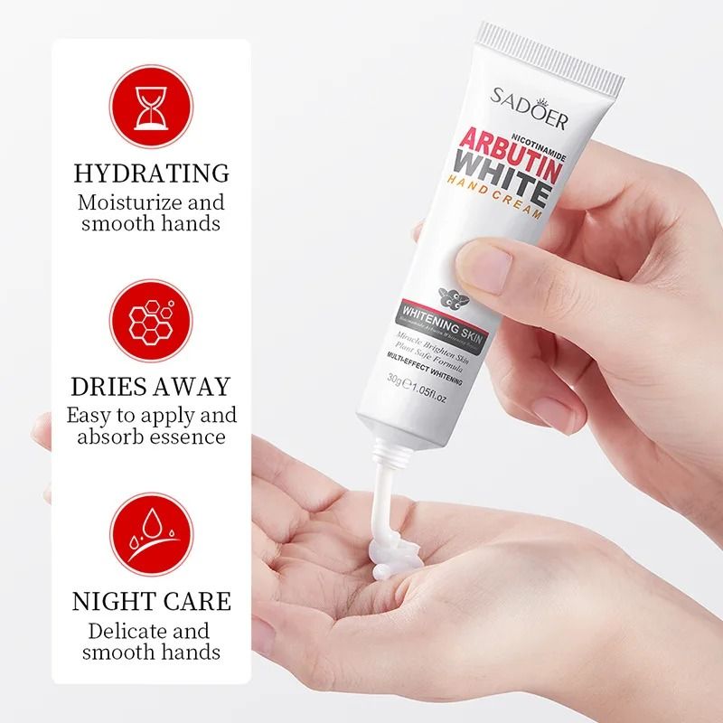 Niacinamide Arbutin Hand Cream For Moisturizing And Hydrating Dry Hands 3