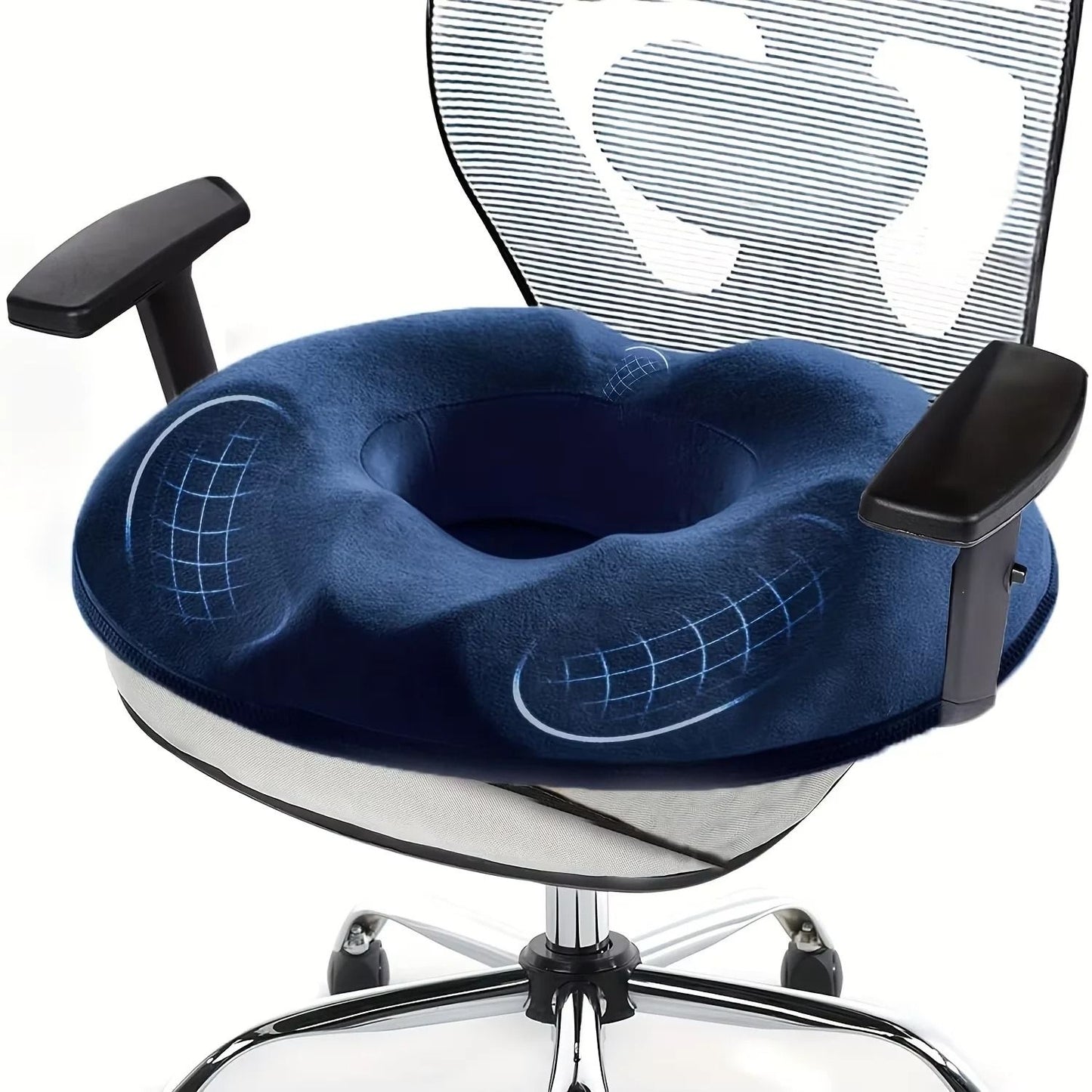Corrective Memory Foam Donut Pillow Sciatica And Hemorrhoid Support Seat Cushion 6