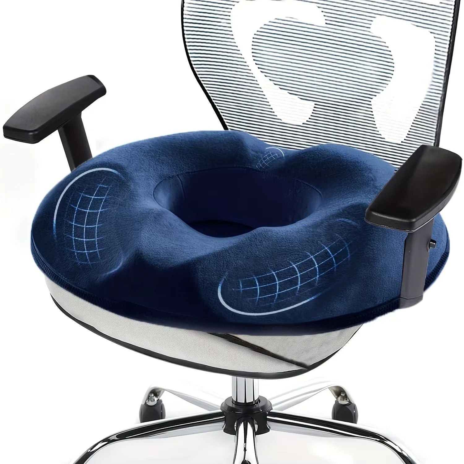 Corrective Memory Foam Donut Pillow Sciatica And Hemorrhoid Support Seat Cushion 6