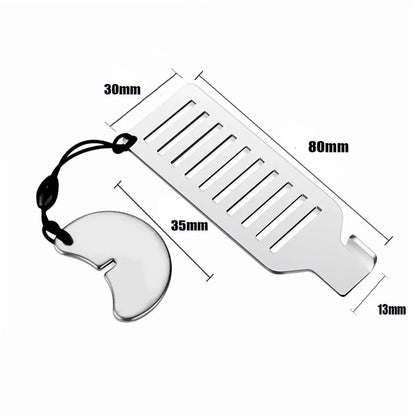 Portable Stainless Steel Door Blocker Safety Lock For Home And Travel Security 1