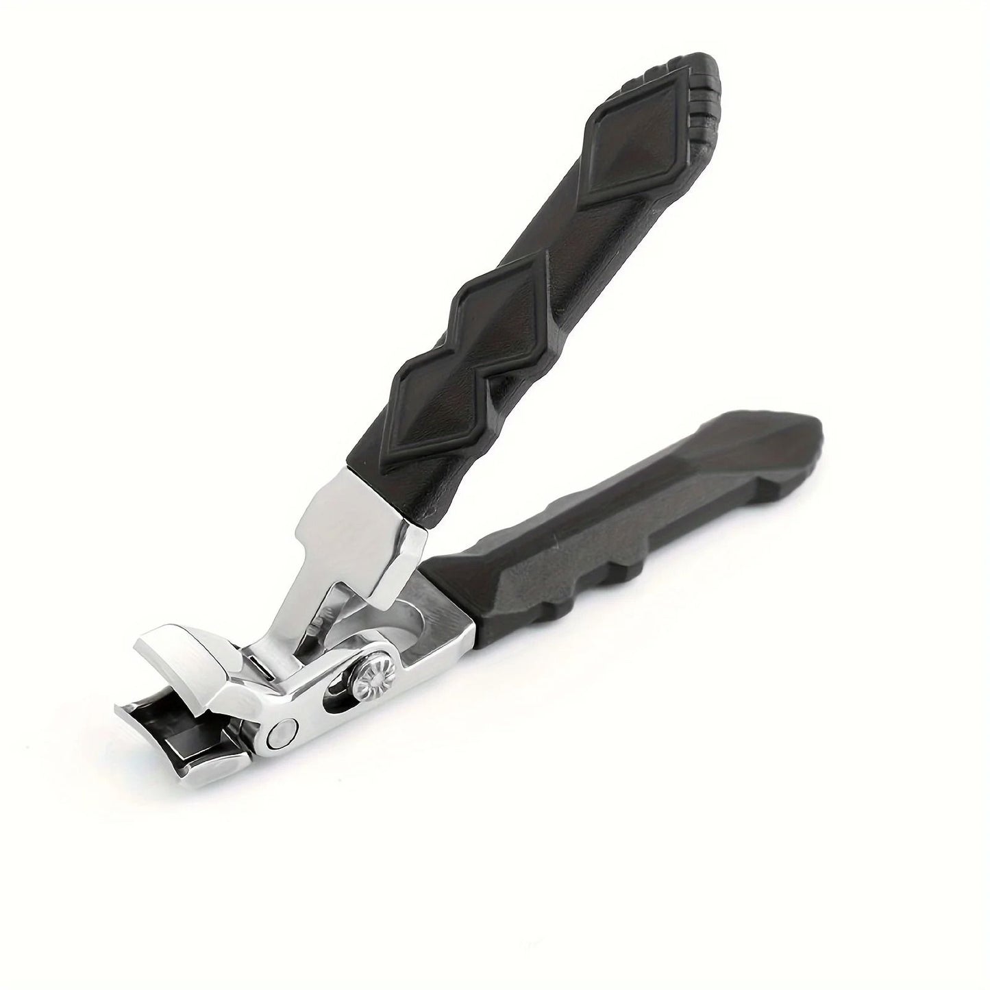 Professional Stainless Steel Toenail Clippers With Wide Jaw And Angled Head For Seniors 2