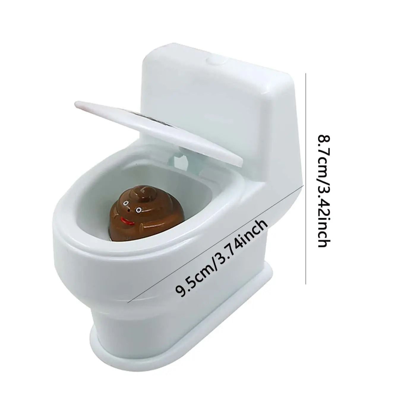 Novel Poop Spray Prank Toy Mini Toilet Sprinkler For Funny Joke Play 4