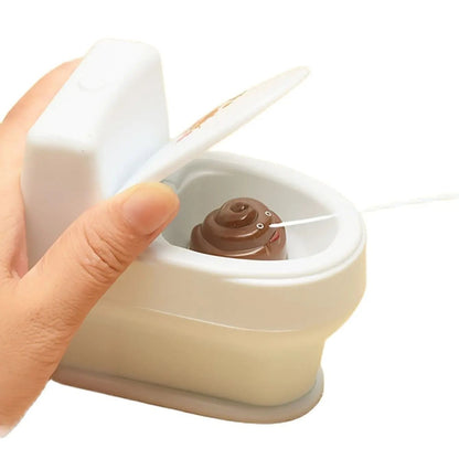 Novel Poop Spray Prank Toy Mini Toilet Sprinkler For Funny Joke Play 5