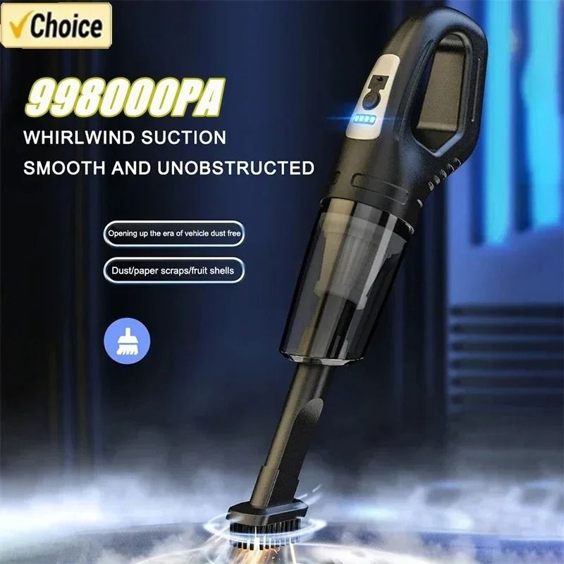 Wireless Handheld Vacuum Cleaner with Powerful Suction and Quick Recharge
