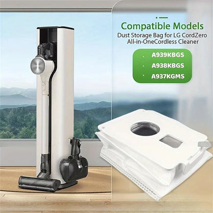 5 Pack Replacement Dust Bags For All In One Tower Vacuum Systems 1