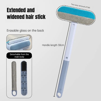 Long Handle Pet Hair Remover Brush For Carpets Cat Trees Beds And Furniture Cleaning 1