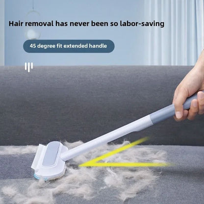 Long Handle Pet Hair Remover Brush For Carpets Cat Trees Beds And Furniture Cleaning 2