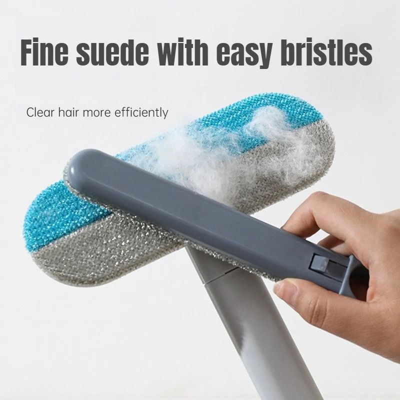 Long Handle Pet Hair Remover Brush For Carpets Cat Trees Beds And Furniture Cleaning 4