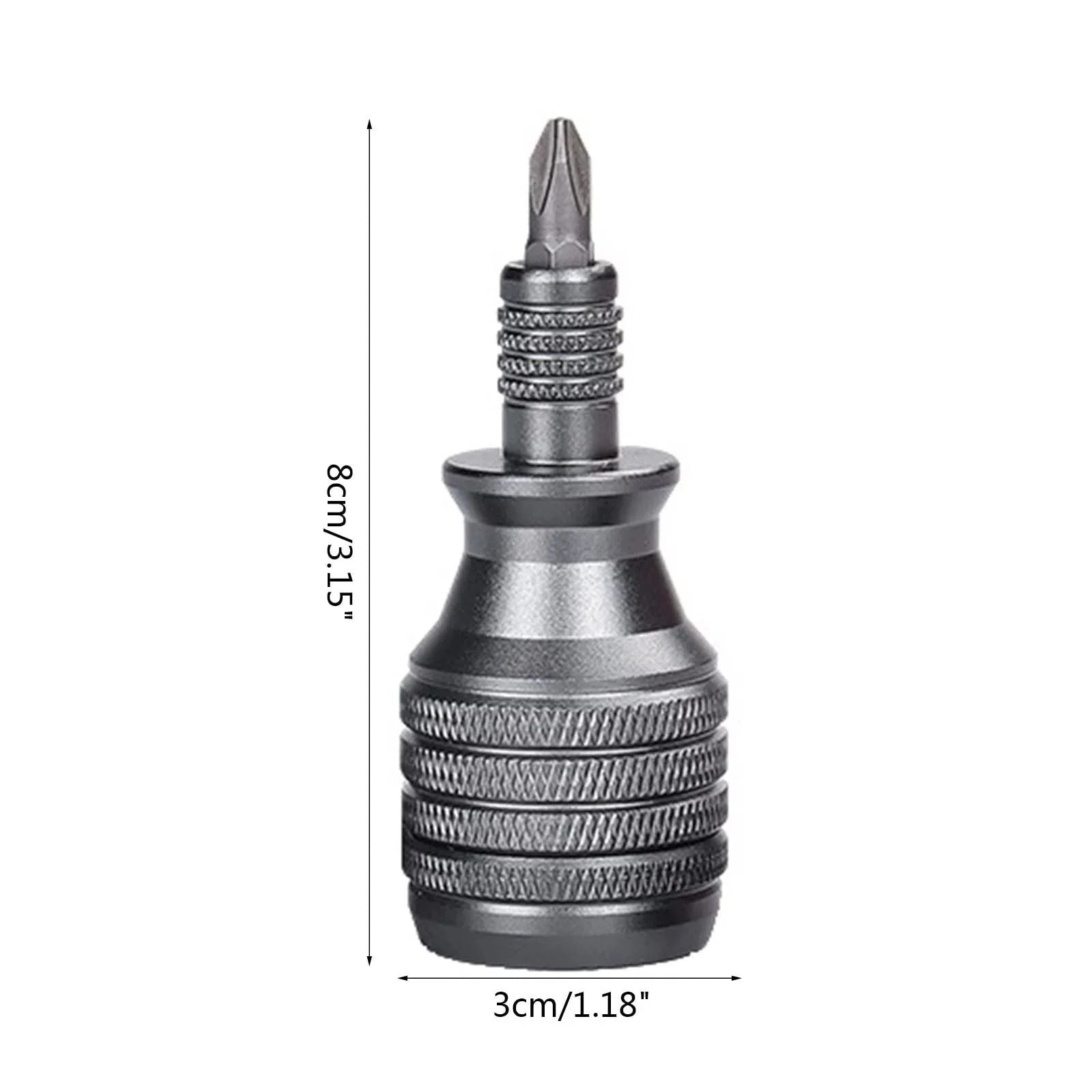 Mini Industrial Screwdriver Set With Aluminum Alloy Handle And 7 Interchangeable Bits 5