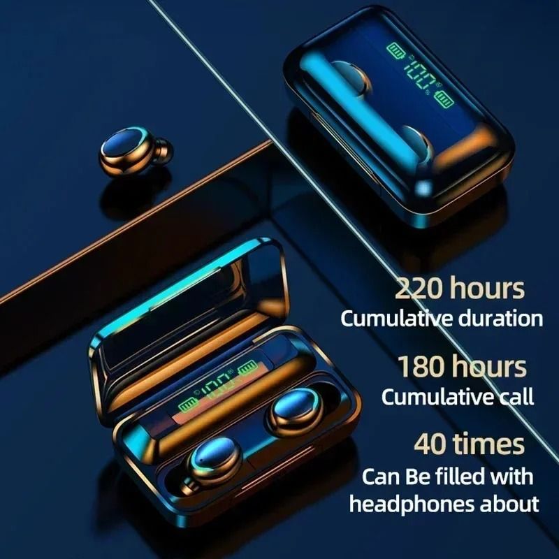 Wireless Bluetooth Earbuds With Charging Case Waterproof Sports Headphones 1