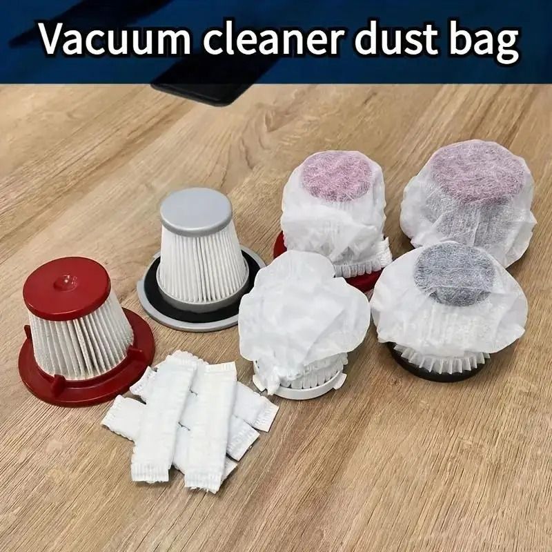 Disposable Vacuum Cleaner Filter Protective Covers Non Woven Washable Pre Filter Sleeves 100 Pack 2