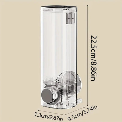 EasyMount NoDrill Wall Soap Dispenser  Suction Cup Refillable  SpaceSaving 1