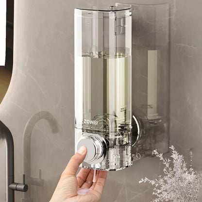 EasyMount NoDrill Wall Soap Dispenser  Suction Cup Refillable  SpaceSaving 3