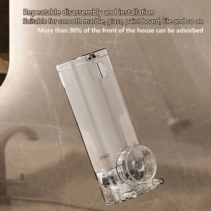 EasyMount NoDrill Wall Soap Dispenser  Suction Cup Refillable  SpaceSaving 5