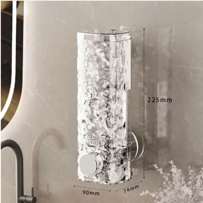 EasyMount NoDrill Wall Soap Dispenser  Suction Cup Refillable  SpaceSaving 6