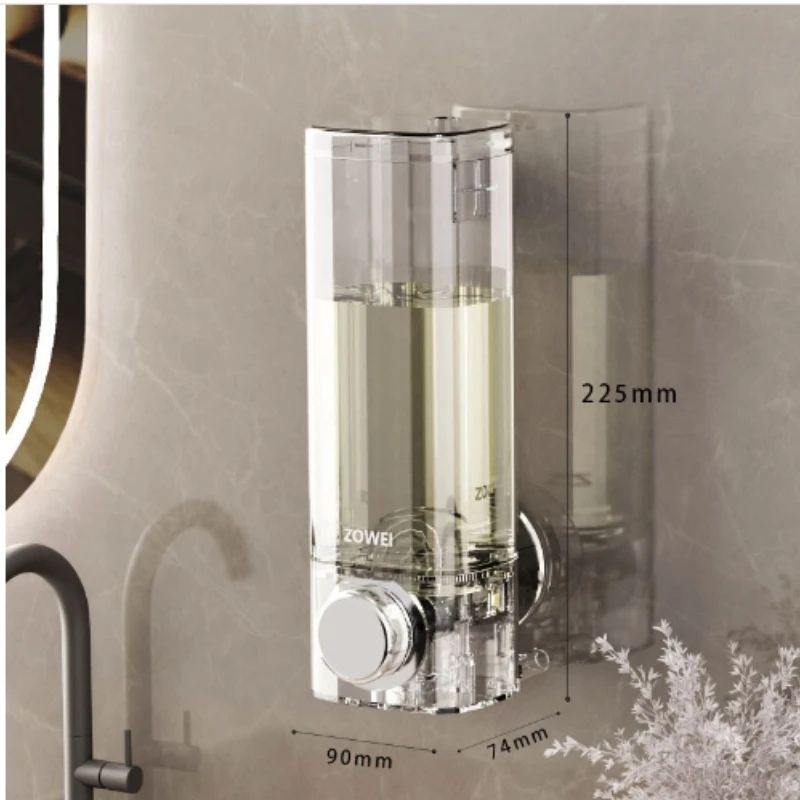 EasyMount NoDrill Wall Soap Dispenser  Suction Cup Refillable  SpaceSaving 7