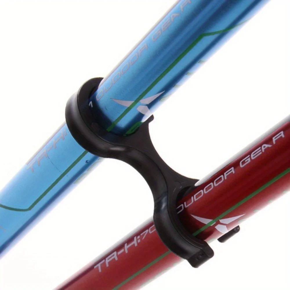 8-Shape Trekking Pole Connector Clip – Durable ABS Hiking Stick Attachment for Secure, Hands-Free Carry