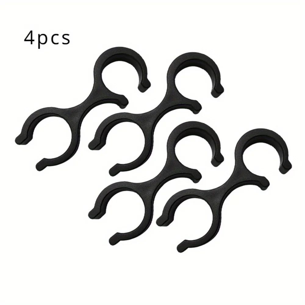 8Shape Trekking Pole Connector Clip  Durable ABS Hiking Stick Attachment For Secure HandsFree Carry 4
