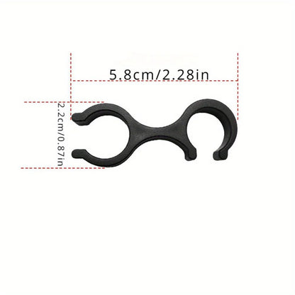 8Shape Trekking Pole Connector Clip  Durable ABS Hiking Stick Attachment For Secure HandsFree Carry 1