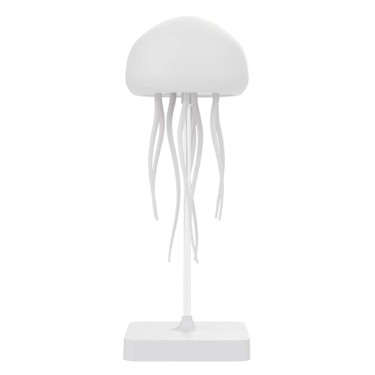 Cute Jellyfish Bedside Lamp RGB Gradient, Cartoon Jellyfish Night Light, Voice Control Type C Charging LED Night Lamp