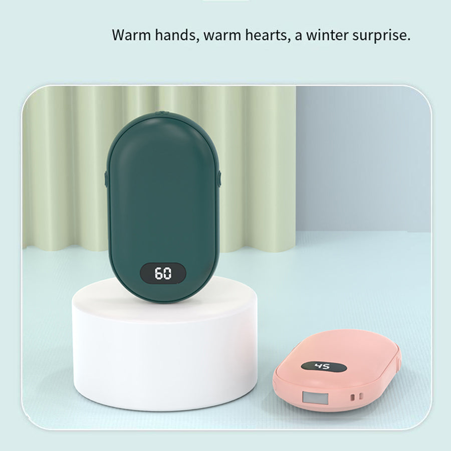Rechargeable Pocket Warmer Doublesided Heating With Two Temperature Settings Fast Heat Comfort For  1