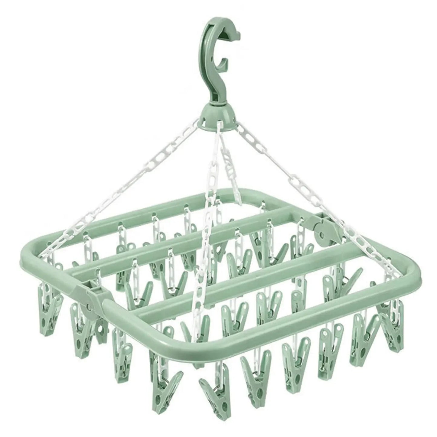 Foldable Drip Hanger Drying Rack For Clothes Plastic Underwear Socks Holder Balcony Bedroom Hanging 7