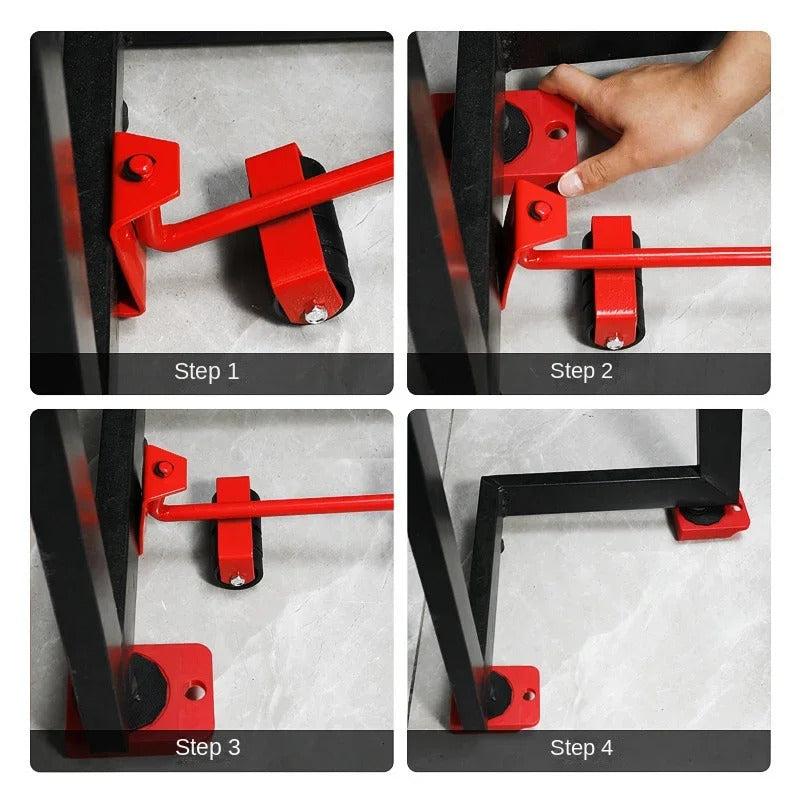 Multipurpose Roller Sliders For Effortless Lifting And Moving Heavy Duty Furniture Mover Set Hardwo 3