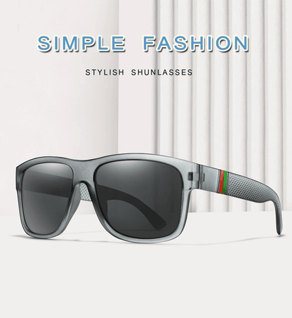 Classic Polarized Square Sunglasses for Men