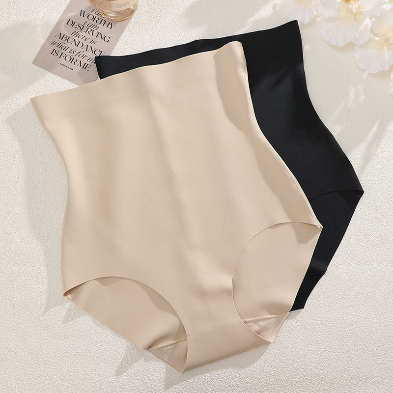 Seamless Thin Strong Postpartum Tight Belly Shape Pants, New High Waist Ice Silk Underwear for Women